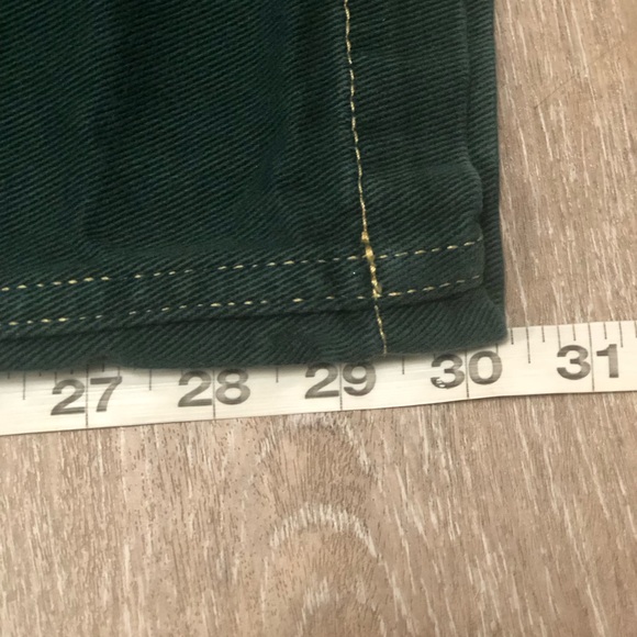 Boohoo‎ Man Dark Green stretch Men’s Size jeans 30R leg 30 Inseam - Picture 4 of 8